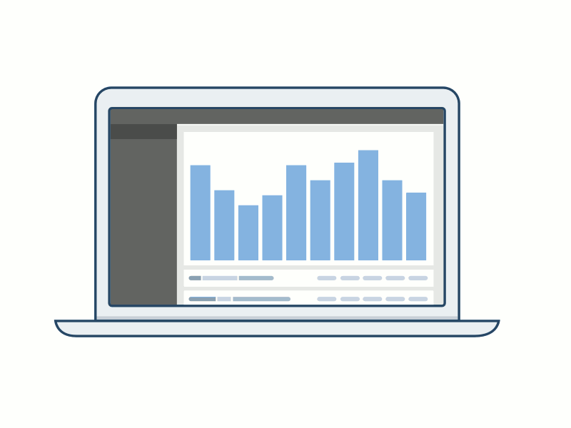 analytics looking glass gif